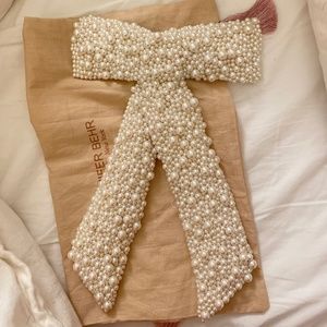 Jennifer Behr Bailey Pearl Bow Barrette